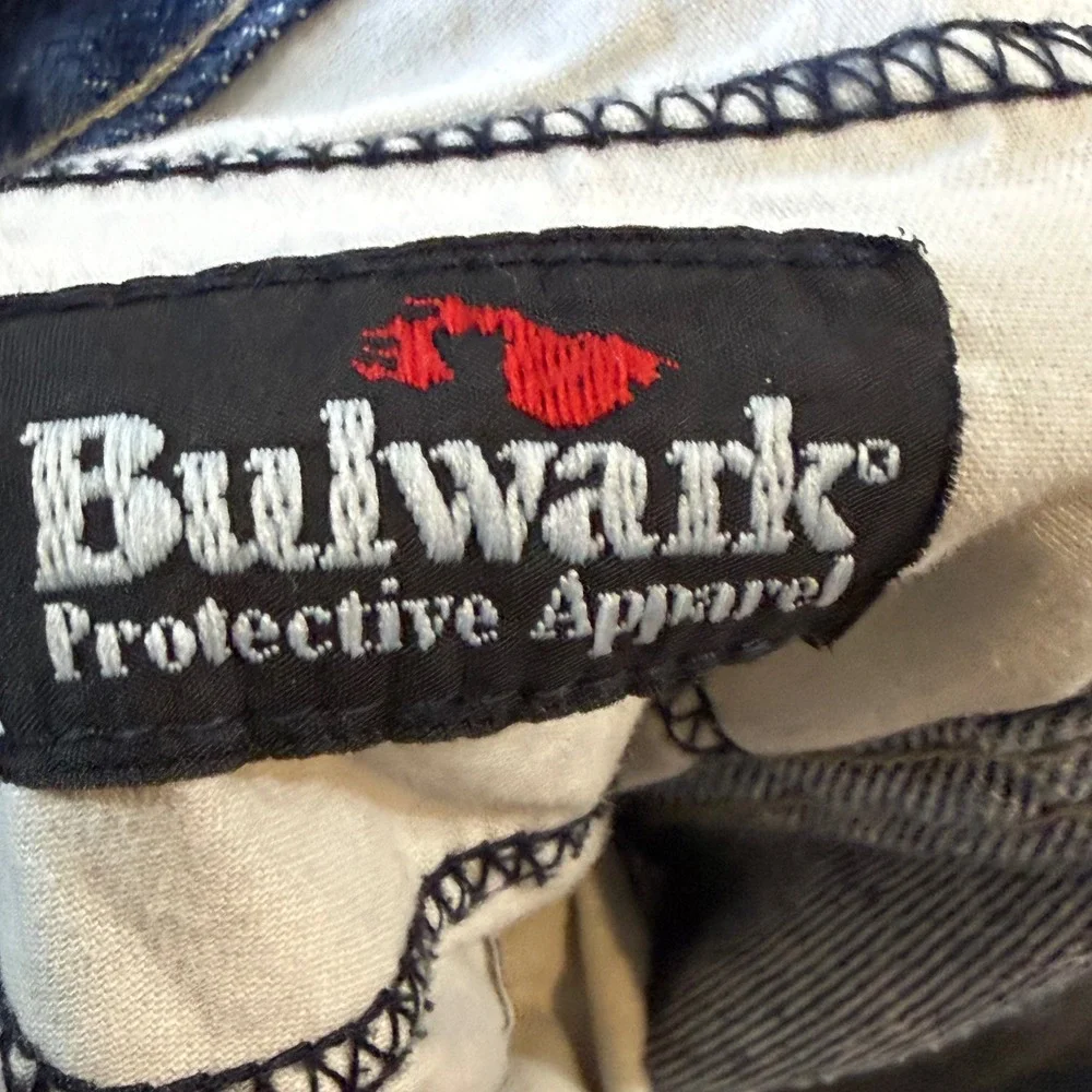 Bulwark FR Excel FR Flame Resistant Work Jeans Blue Denim‎ 36x37 PEJ2DD2 Mens